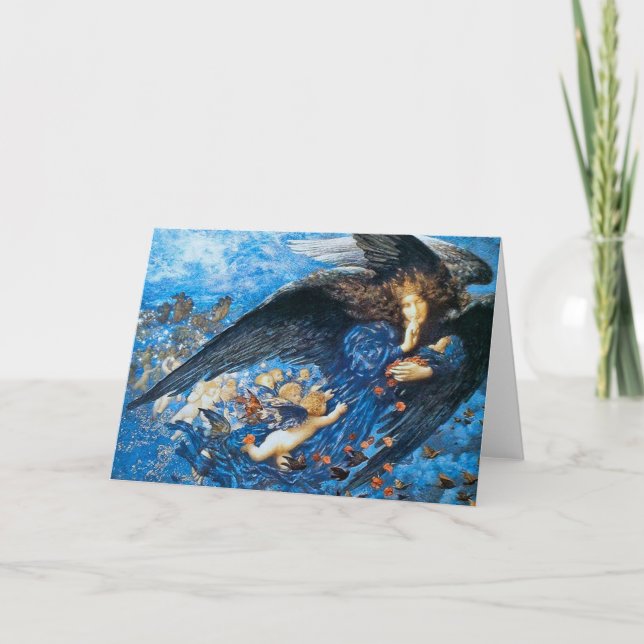 Cartão De Festividades A noite e o trem das estrelas - Edward Robert Hugh (Frente)