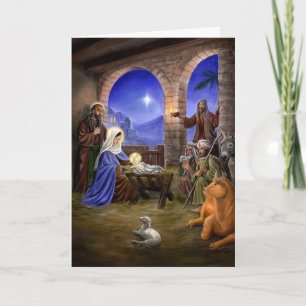 Cartão De Festividades A Noite Santa