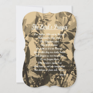 Cartão De Festividades A Oração dos Lordes