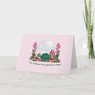 Cartão De Festividades A Páscoa Turtle Card