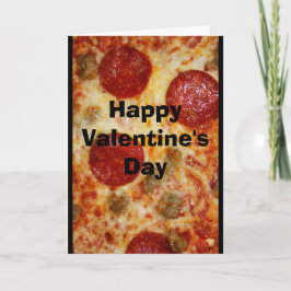 Cartão De Festividades A Pizza My Heart Belongs To You Valentine