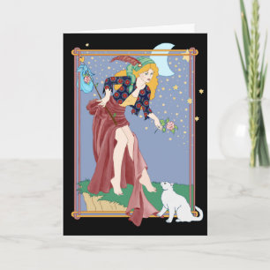 Cartão De Festividades A Placa de Namorados de Tarot Fool