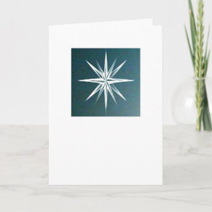 Cartão De Festividades A placa de saudação Star