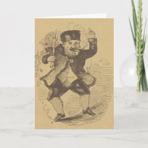 Cartão De Festividades A Rua inicial de Thomas Nast.