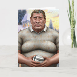 Cartão De Festividades A Rugby Christmas - Rugby Greeting Card