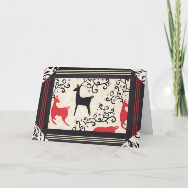 Cartão De Festividades A sensação de Natal (Frente)