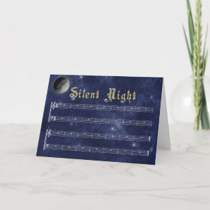 Cartão De Festividades A Silent Night Christmas card