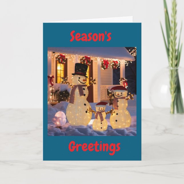 CARTÃO DE FESTIVIDADES A TEMPORADA ESTÁ TODA DEMITIDA! (Frente)