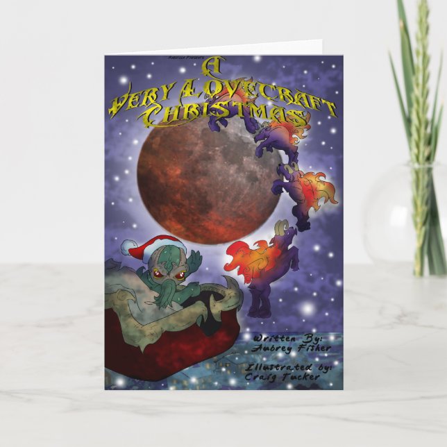 Cartão De Festividades A Very Lovecraft Christmas (Frente)