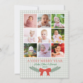Cartão De Festividades A very Merry Year, Christmas Photo Card