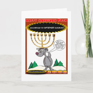 Cartão De Festividades A Very UNIQUE HANNUKAH CARD!!