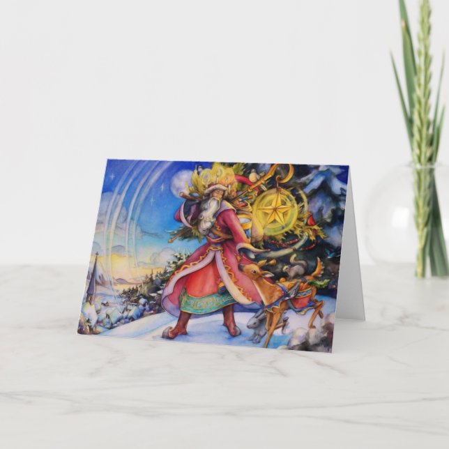 Cartão De Festividades A Viagem (Frente)