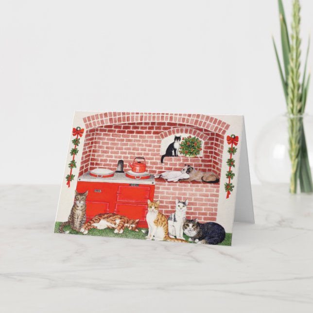 Cartão De Festividades A Warm Place (Frente)