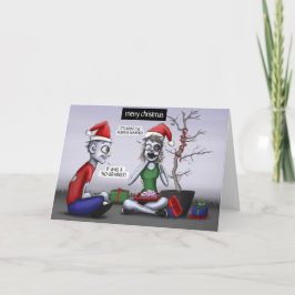 Cartão De Festividades A Zombie Christmas