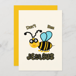 Cartão De Festividades Abelha engraçada