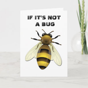 Cartão De Festividades Abelha Mel