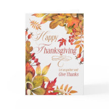 Abençoe os Obrigados no outono, Ação de Graças