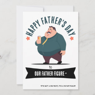 Cartão De Festividades Abrace o Dad Bod: É uma Figura Paterna!