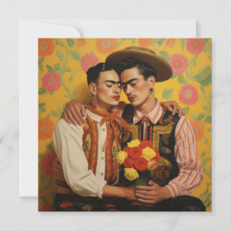 Cartão De Festividades Abraço de Paixão