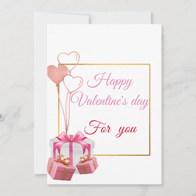 Cartão De Festividades "Abraço Encantado" Dia dos Namorados (Frente)