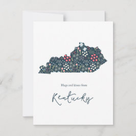 Cartão De Festividades Abraços e Beijos de Kentucky