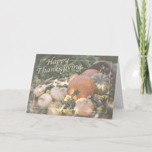 Cartão De Festividades Ação de Graças