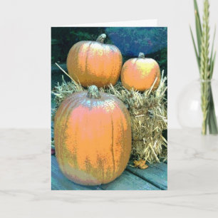 Cartão De Festividades Ação de Graças Pumpkins