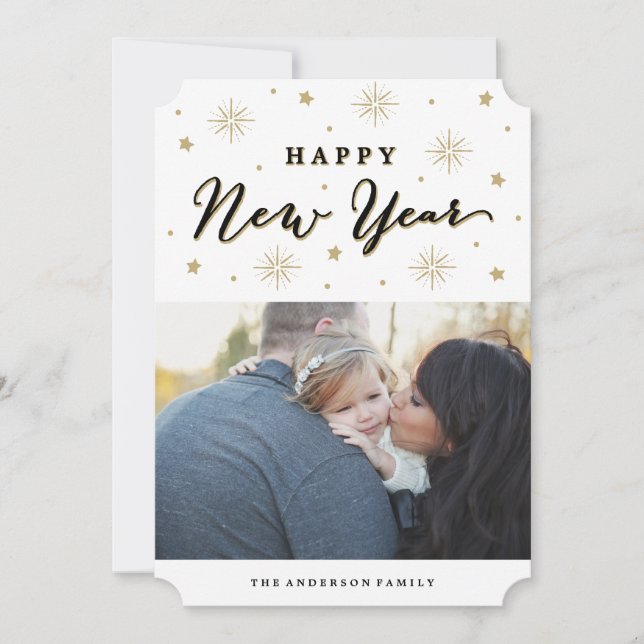 Cartão De Festividades Acenda o feriado do céu (Frente)