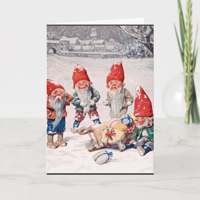 Cartão De Festividades Acidente de entrega (Frente)