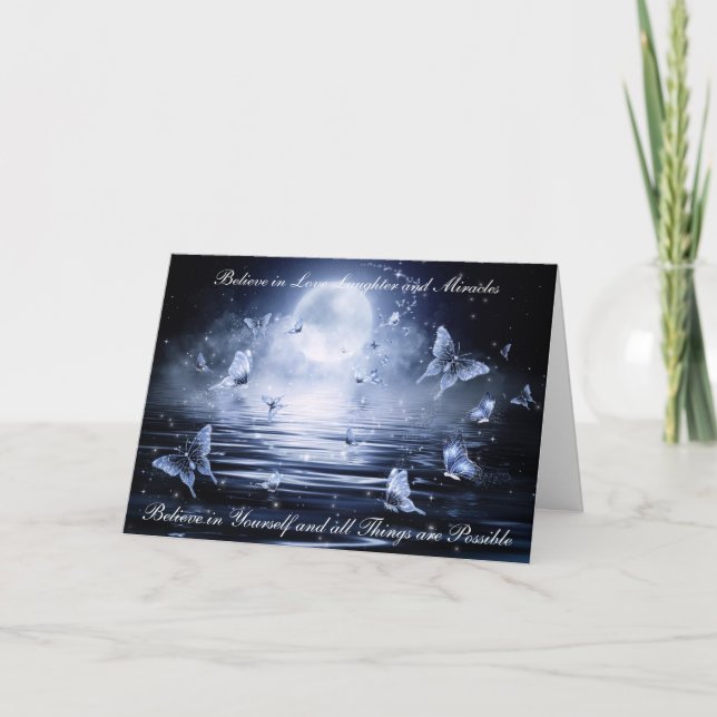 Cartão De Festividades Acredite (Frente)