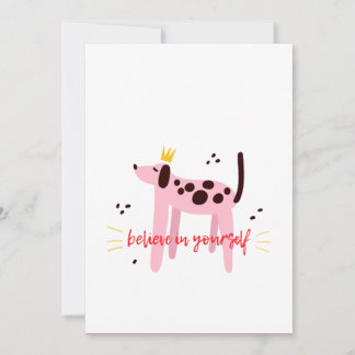 Cartão De Festividades Acredite em si mesmo