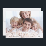 Cartão De Festividades ACREDITE No Script Manuscrito De Blush De Cobre Um<br><div class="desc">Shimmering BELIEVE em belo script manuscrito em tons de cor de cobre/blush. Muito espaço no campo de texto para digitar o que você quer dizer ou usar o texto de exemplo como guia. (DICA DE FOTO: Para obter os melhores/mais rápidos resultados, escolha uma foto com o assunto no meio e/ou...</div>