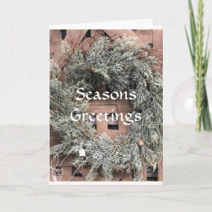 CARTÃO DE FESTIVIDADES **ACROSS THE MILES** AT CHRISTMAS HOLIDAY CARD