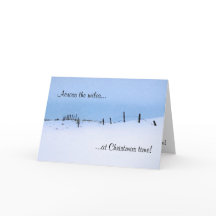 Across the miles Christmas Greeting Card