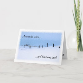 Cartão De Festividades Across the miles Christmas Greeting Card