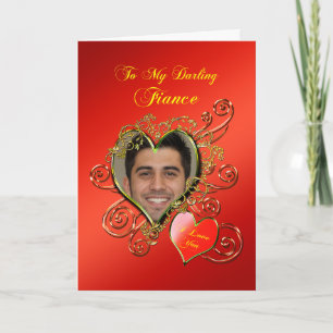 Cartão De Festividades Adicionar Um Coração De Dia de os namorados De Fio