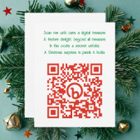 Adicione sua mensagem de código QR ou presente a u
