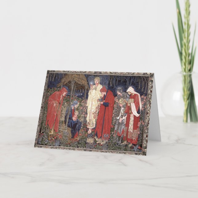 Cartão De Festividades Adoration of the Magi (Frente)