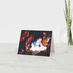 Cartão De Festividades Adoration of the Shepherds