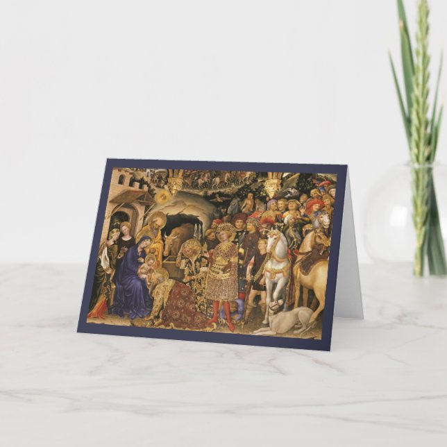 Cartão De Festividades Adorazione dei Magi (Frente)