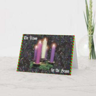 Cartão De Festividades Advent Candles