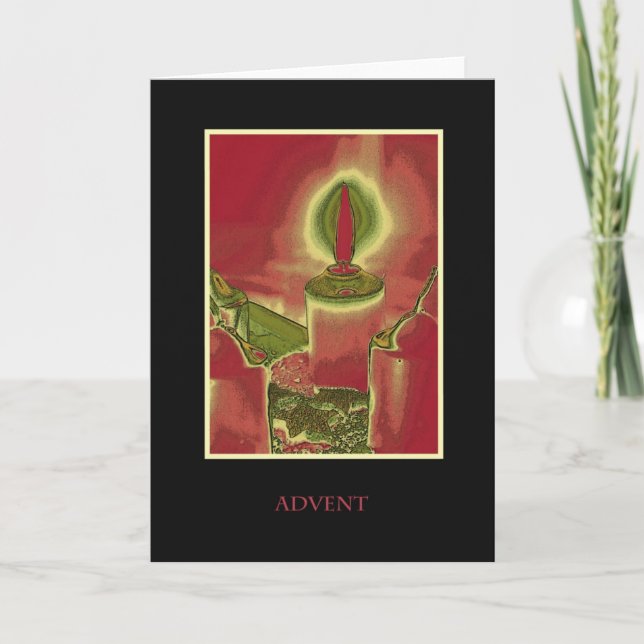 Cartão De Festividades Advento (Frente)