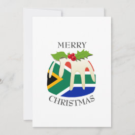 Cartão De Festividades ÁFRICA DO SUL | Pudim de ameixa festiva | Natal