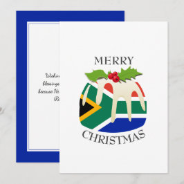 Cartão De Festividades ÁFRICA DO SUL | Pudim de ameixa festiva | Natal
