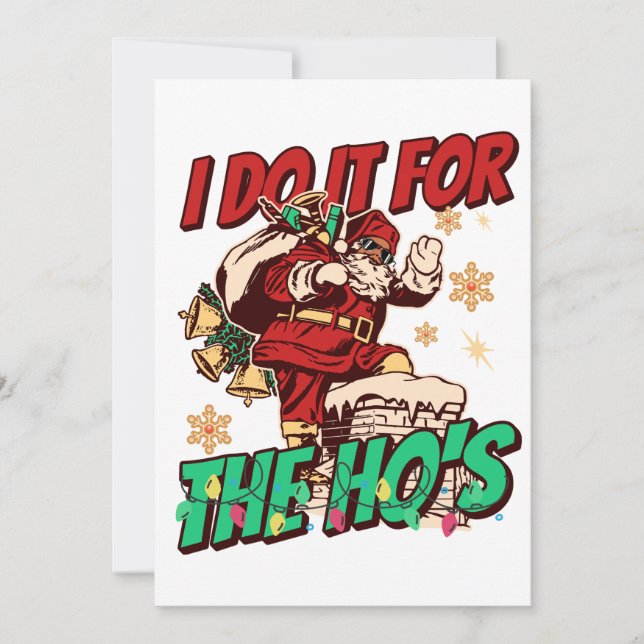 Cartão De Festividades Africano americano Negro Papai Noel Natal Engraçad (Frente)