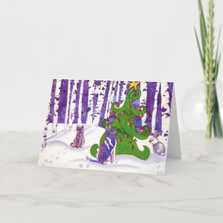 Cartão De Festividades AFRP Whisker Wonderland