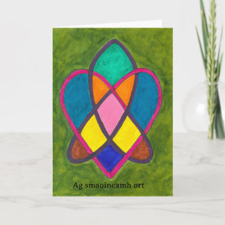 Cartão De Festividades Ag smaoineamh ort thinking of you 