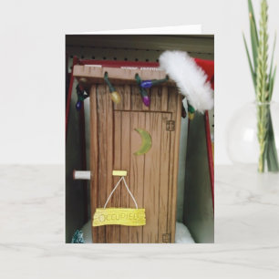 CARTÃO DE FESTIVIDADES AGORA QUE EU "TENHO SUA ATENÇÃO" MERGULHOSO NATAL