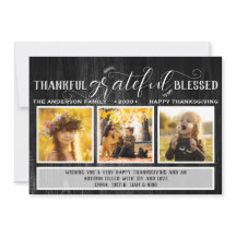 Agradecido Abençoado Foto Feriado Ação de Graças