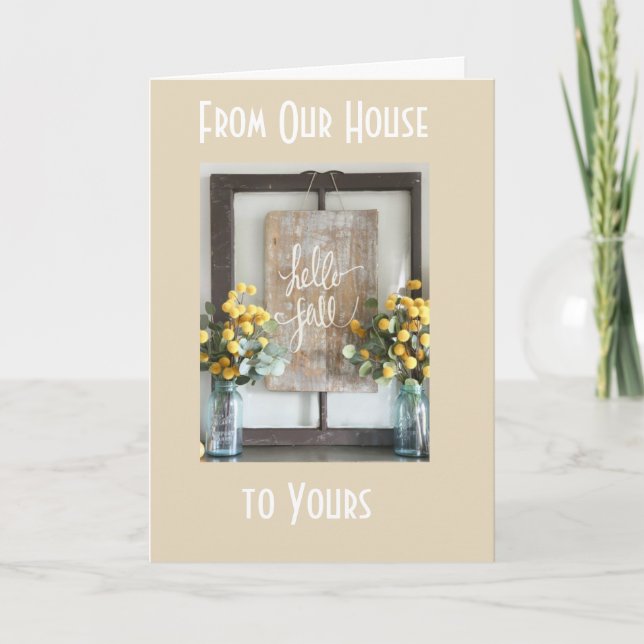 Cartão De Festividades ***AGRADecido POR VOCÊ**** ÉPOCA DO ANO PARA DIZER (Frente)